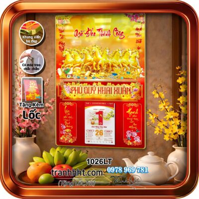 Lịch Tết treo tường 1026LT