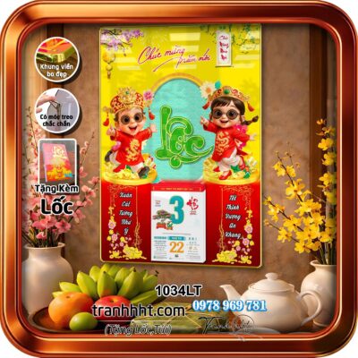Lịch Tết treo tường 1034LT