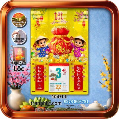 Lịch Tết treo tường 1047LT