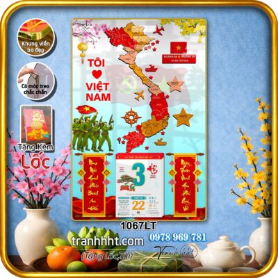 Lịch Tết treo tường 1067LT
