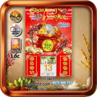 Lịch Tết treo tường 1134LT