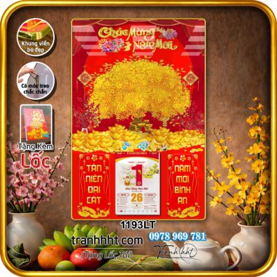 Lịch Tết treo tường 1193LT
