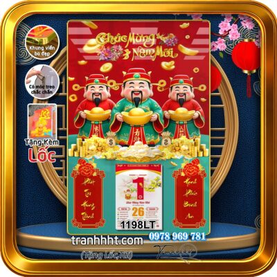 Lịch Tết treo tường 1198LT