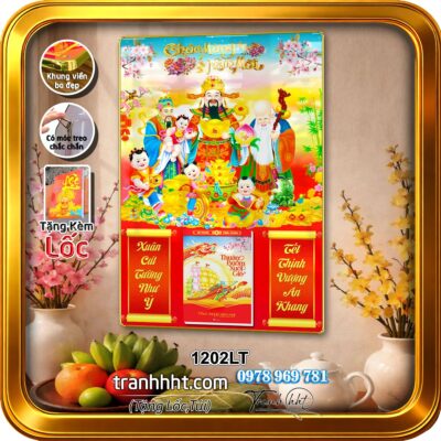 Lịch Tết treo tường 1202LT