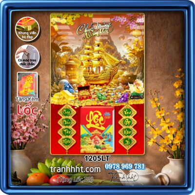 Lịch Tết treo tường 1205LT