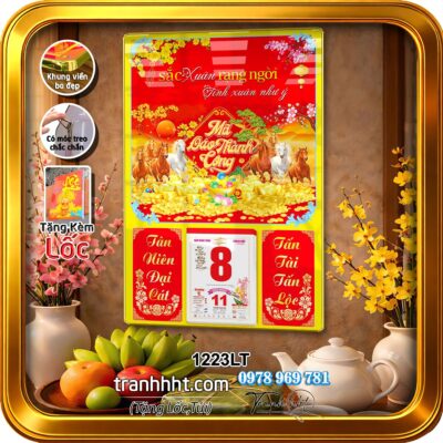 Lịch Tết treo tường 1223LT