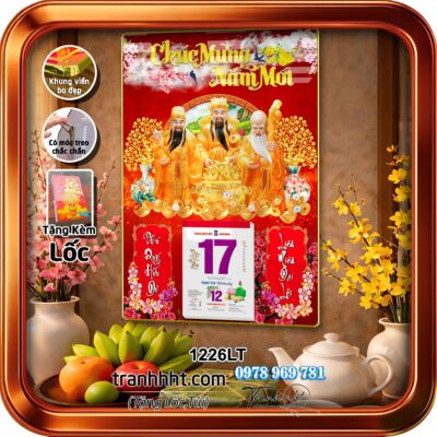 Lịch Tết treo tường 1226LT