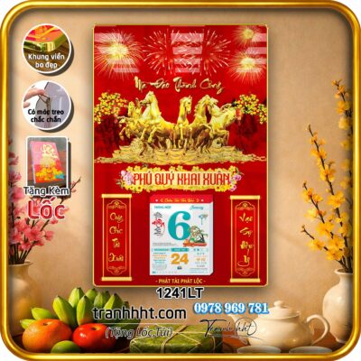 Lịch Tết treo tường 1241LT
