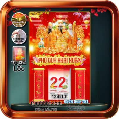 Lịch Tết treo tường 1242LT
