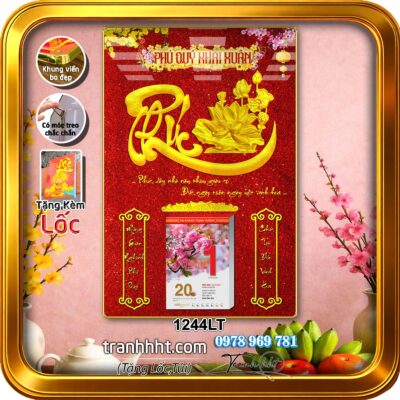 Lịch Tết treo tường 1244LT