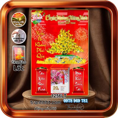 Lịch Tết treo tường 1256LT