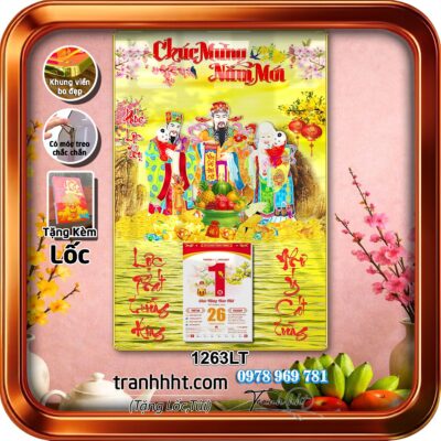 Lịch Tết treo tường 1263LT