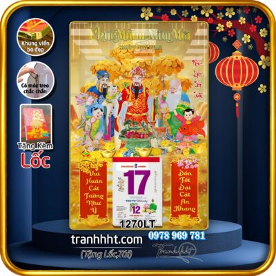 Lịch Tết treo tường 1270LT
