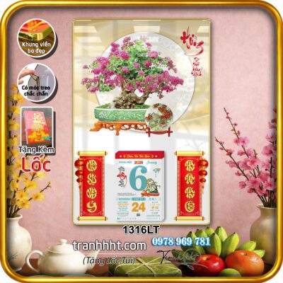 Lịch Tết treo tường 1316LT