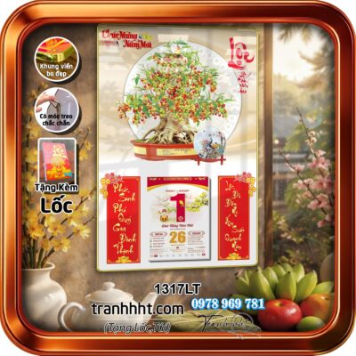 Lịch Tết treo tường 1317LT