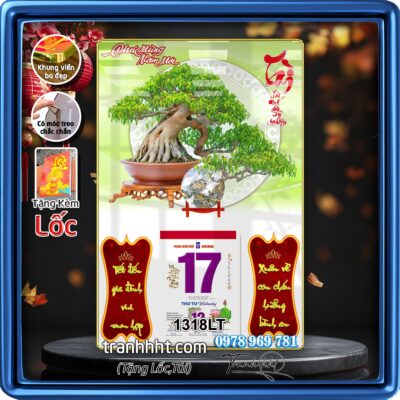 Lịch Tết treo tường 1318LT