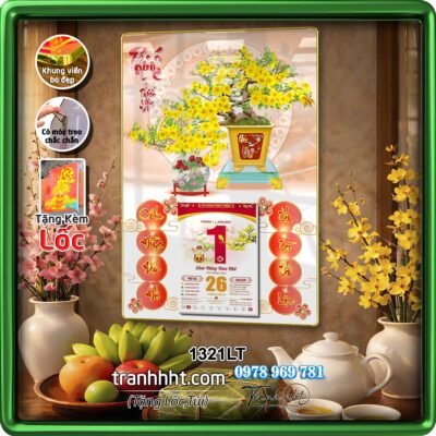 Lịch Tết treo tường 1321LT