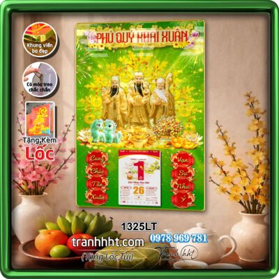 Lịch Tết treo tường 1325LT