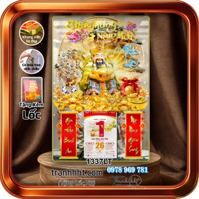 Lịch Tết treo tường 1337LT