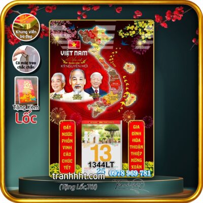 Lịch Tết treo tường 1344LT