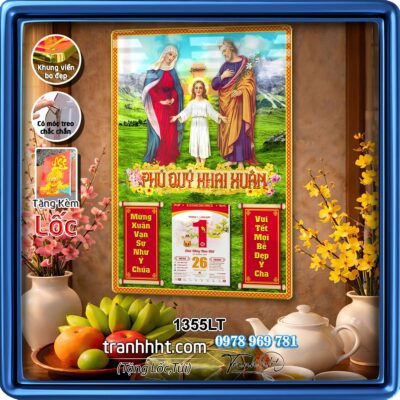 Lịch Tết treo tường 1355LT