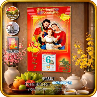 Lịch Tết treo tường 1358LT