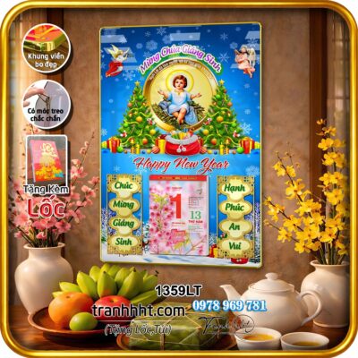 Lịch Tết treo tường 1359LT
