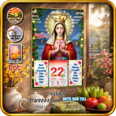 Lịch Tết treo tường 1371LT