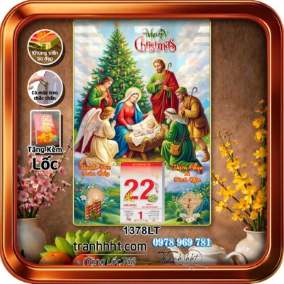 Lịch Tết treo tường 1378LT