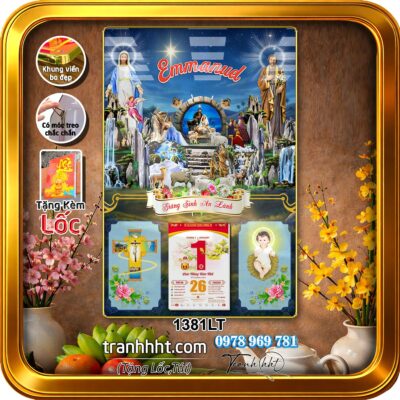 Lịch Tết treo tường 1381LT