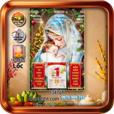 Lịch Tết treo tường 1387LT
