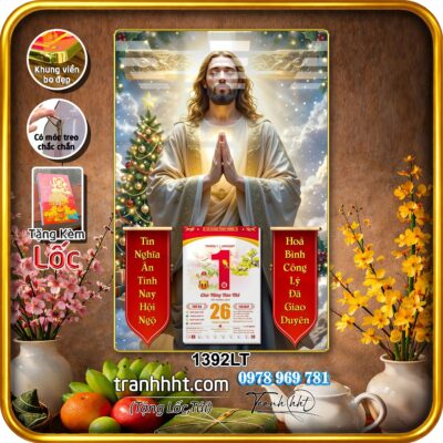 Lịch Tết treo tường 1392LT