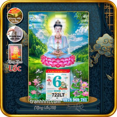 Lịch Tết treo tường 722LT