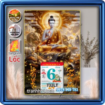 Lịch Tết treo tường 732LT