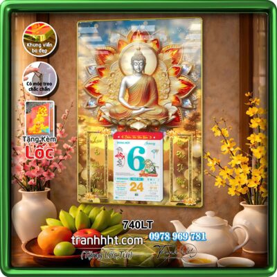 Lịch Tết treo tường 740LT