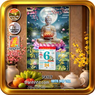 Lịch Tết treo tường 741LT