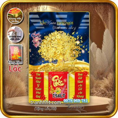Lịch Tết treo tường 754LT