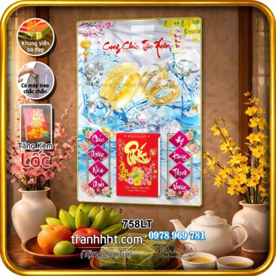 Lịch Tết treo tường 758LT
