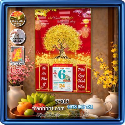 Lịch Tết treo tường 773LT