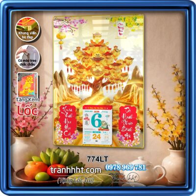 Lịch Tết treo tường 774LT