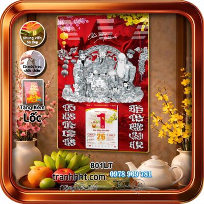 Lịch Tết treo tường 801LT