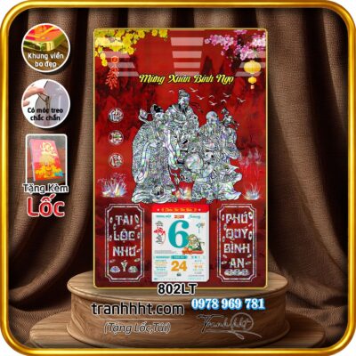 Lịch Tết treo tường 802LT