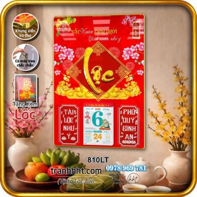 Lịch Tết treo tường 810LT