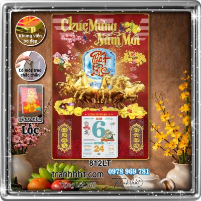 Lịch Tết treo tường 812LT