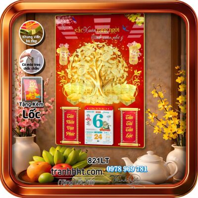 Lịch Tết treo tường 821LT