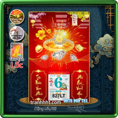Lịch Tết treo tường 827LT