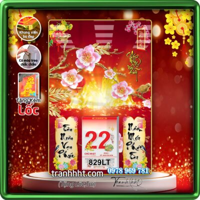 Lịch Tết treo tường 829LT