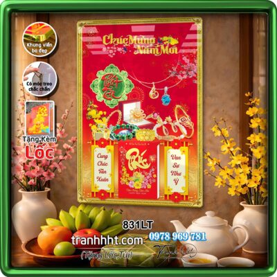 Lịch Tết treo tường 831LT