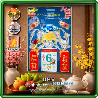 Lịch Tết treo tường 832LT