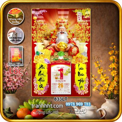 Lịch Tết treo tường 833LT